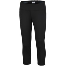 Columbia Sportswear Back Up Layer First Narrow Capris (For Women) in Black - Closeouts