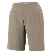 Columbia Sportswear Back Up Sport Long Shorts (For Women) in Verdant - Closeouts