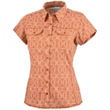 Columbia Sportswear Balinese Beat Shirt - Short Sleeve (For Women) in 840 Bronco - Closeouts