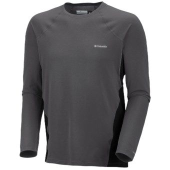 Columbia Sportswear Base Layer Omni-Heat® Top - Midweight, Long Sleeve (For Men) in Grill