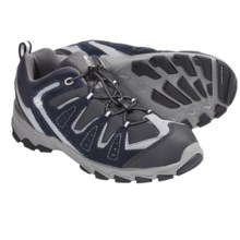 Columbia Sportswear Beartooth Bungee Lace Shoes (For Youth) in Columbia Navy/Winter White - Closeouts