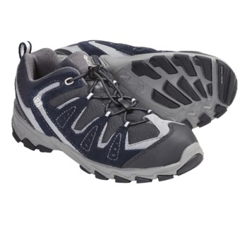 Columbia Sportswear Beartooth Bungee Lace Shoes (For Youth) in Columbia Navy/Winter White