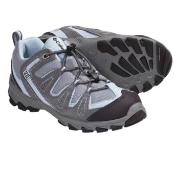 Columbia Sportswear Beartooth Bungee Lace Shoes (For Youth) in Tawny/Icicle