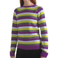 Columbia Sportswear Behind the Lines Sweater - Angora, Long Sleeve, Crew Neck (For Women) in Plum - Closeouts