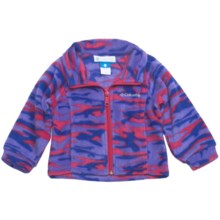 Columbia Sportswear Benton Springs Printed Jacket - Fleece (For Infants) in Bright Rose Camo - Closeouts