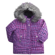Columbia Sportswear Betty’s Peak Jacket - Insulated (For Little Girls) in Heliotrope Print - Closeouts