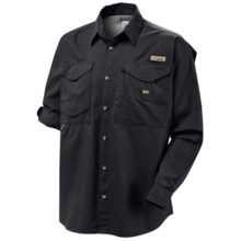 Columbia Sportswear Bonehead Shirt - Long Sleeve (For Big and Tall Men) in Black - Closeouts