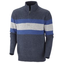 Columbia Sportswear Bridge Too Far Sweater - Zip Neck (For Men) in Collegiate Navy Heather - Closeouts