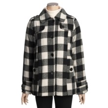 Columbia Sportswear Buffalo Plaid Coat - Wool Blend (For Women) in Black/White - Closeouts
