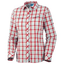 Columbia Sportswear Bug Shield Plaid Shirt - UPF 30, Long Sleeve (For Women) in Wind - Closeouts