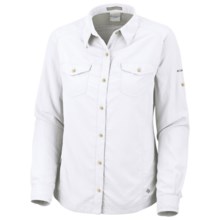 Columbia Sportswear Bug Shield Shirt - UPF 30, Summit Cloth, Long Sleeve (For Plus Size Women) in White - Closeouts