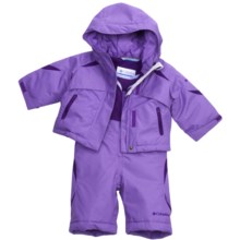 Columbia Sportswear Buga Jacket and Bib Set - Insulated (For Infant Girls) in Heliotrope - Closeouts