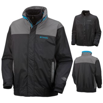 Columbia Sportswear Bugaboo 86 Parka - Waterproof, 3-in-1 (For Men) in Black/Grout/Compass Blue