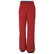 Columbia Sportswear Bugaboo Omni-Tech® Snow Pants - Insulated (For Plus Size Women) in Bright Red - Closeouts