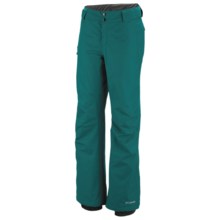 Columbia Sportswear Bugaboo Omni-Tech® Snow Pants - Insulated (For Plus Size Women) in Emerald - Closeouts