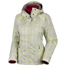 Columbia Sportswear Bugaboo Parka - 3-in-1 (For Women) in Sea Salt/Neon Light Vertical Print - Closeouts