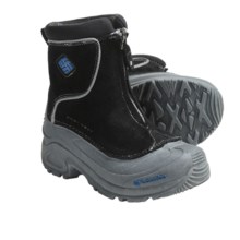 Columbia Sportswear Bugaboot Plus Omni-Heat® Winter Boots - Insulated, Zip-Up (For Youth) in Black/Nautical Blue - Closeouts