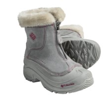 Columbia Sportswear Bugaboot Plus Omni-Heat® Winter Boots - Insulated, Zip-Up (For Youth) in Wild Dove/Bright Rose - Closeouts