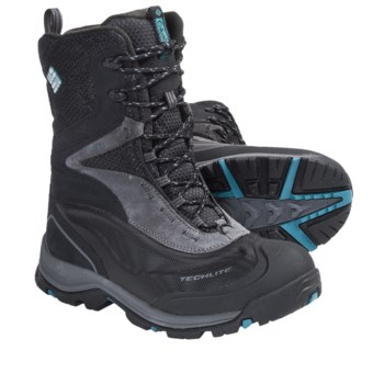 Columbia Sportswear Bugaboot Plus XTM Omni-Heat® Winter Boots - Waterproof, Insulated (For Women) in Black/Enamel Blue