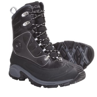 Columbia Sportswear Bugathermo Omni-Heat® Winter Boots - Waterproof, Insulated (For Men) in Black/Grill