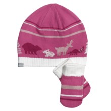 Columbia Sportswear Bunny Hill Beanie Hat and Mittens Set (For Infants) in Pink Taffy - Closeouts
