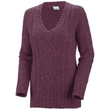 Columbia Sportswear Cabled Cutie Sweater (For Women) in Vino - Closeouts