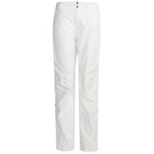 Columbia Sportswear Canal Street Snow Pants - Waterproof, Insulated, Titanium (For Women) in White Gingham - Closeouts