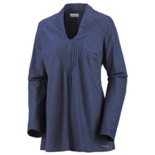 Columbia Sportswear Clear Coasts 30 Tunic Shirt - Long Sleeve (For Women) in Aristocrat/Corded Lawn - Closeouts