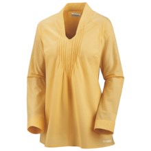 Columbia Sportswear Clear Coasts 30 Tunic Shirt - Long Sleeve (For Women) in Lemon Whip/Corded Lawn - Closeouts