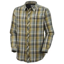 Columbia Sportswear Cool Creek Plaid Shirt - UPF 50, Long Sleeve (For Men) in Surplus Green - Closeouts