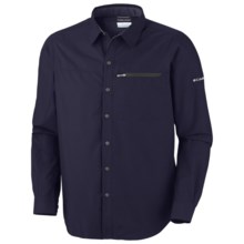 Columbia Sportswear Cool Creek Shirt - UPF 50, Long Sleeve (For Men) in Ebony Blue - Closeouts