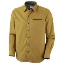 Columbia Sportswear Cool Creek Shirt - UPF 50, Long Sleeve (For Men) in Gold Leaf - Closeouts
