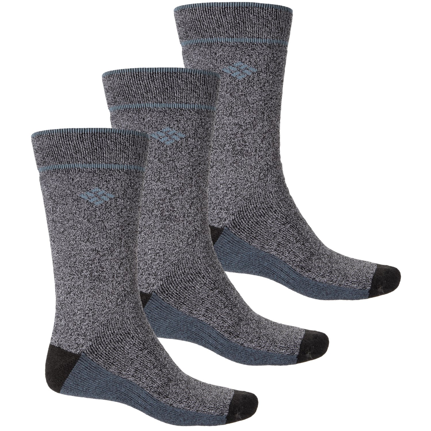 Columbia Sportswear CottonBlend Socks 3Pack, Crew (For Men)