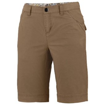 Columbia Sportswear Crossroads Long Shorts - UPF 50, Stretch Cotton (For Women) in Glare