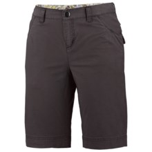 Columbia Sportswear Crossroads Long Shorts - UPF 50, Stretch Cotton (For Women) in Tar - Closeouts
