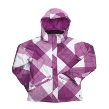 Columbia Sportswear Crushed Out Jacket - Insulated (For Girls) in Raspberry/Raspberry Gingham - Closeouts