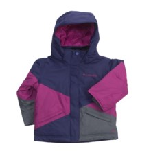 Columbia Sportswear Crushed Out Jacket - Insulated (For Toddler Girls) in Eclipse/Raspberry/Grill - Closeouts