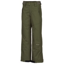Columbia Sportswear Crushed Out Snow Pants - Insulated (For Little Girls) in Surplus Green - Closeouts
