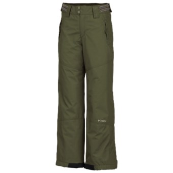 Columbia Sportswear Crushed Out Snow Pants - Insulated (For Little Girls) in Surplus Green