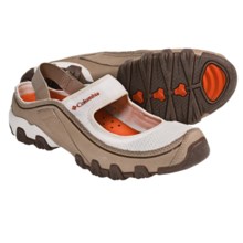 Columbia Sportswear Damselfly Mary Jane Shoes - Slip-Ons (For Women) in British Tan/Orange Pop - Closeouts