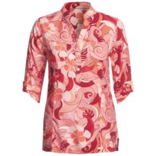 Columbia Sportswear Danforth Cay Shirt - 3/4 Sleeve (For Women) in Melonade/Floral - Closeouts