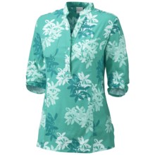 Columbia Sportswear Danforth Cay Shirt - 3/4 Sleeve (For Women) in Oceanic/Jacquard - Closeouts
