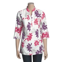 Columbia Sportswear Danforth Cay Shirt - 3/4 Sleeve (For Women) in White/Floral - Closeouts