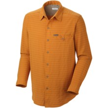 Columbia Sportswear Declination Trail Shirt - Long Sleeve (For Men) in Persimmon Mini Check - Closeouts