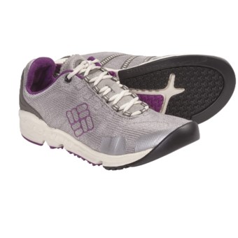 Columbia Sportswear Descender Multi-Sport Trail Shoes (For Women) in Tusk/Berry Jam