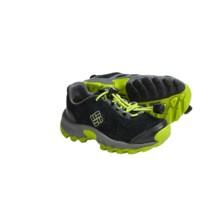 Columbia Sportswear Descender Shoes - Suede (For Kids) in Black/Lime Green - Closeouts