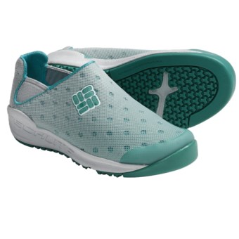 Columbia Sportswear Drainmaker Water Shoes - Slip-Ons (For Youth) in Pacific Rim/White