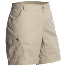 Columbia Sportswear Elkhorn II Shorts - UPF 50, Cotton Twill (For Plus Size Women) in Fossil - Closeouts