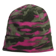 Columbia Sportswear Enchanted Forest Beanie Hat - Fleece (For Kids) in Surplus Green Camo - Closeouts