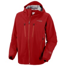 Columbia Sportswear Fast Three Shell Jacket - Waterproof, Titanium (For Men) in Intense Red - Closeouts